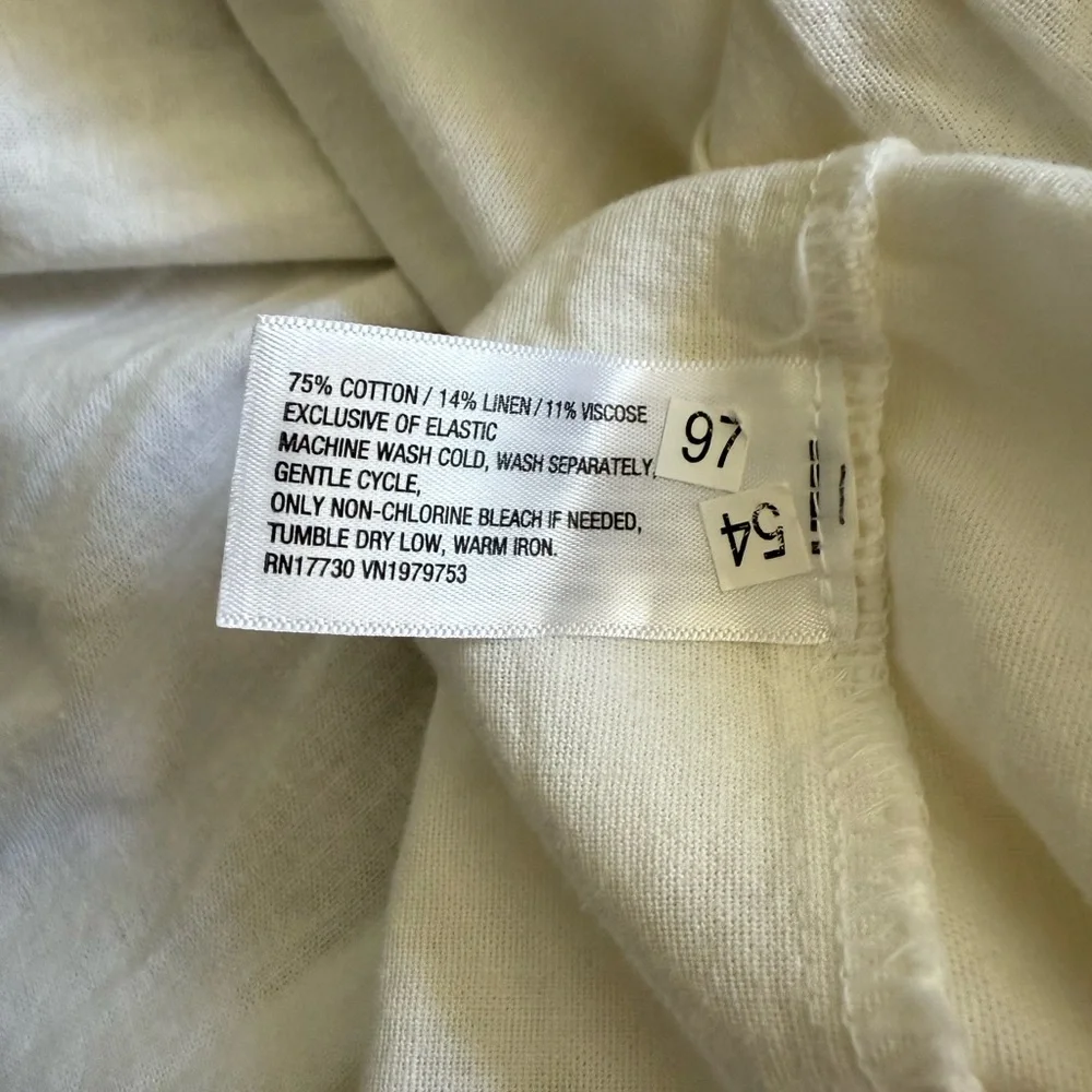 Universal Thread White Linen Midi Dress with Back Cutout - Picture 9 of 9